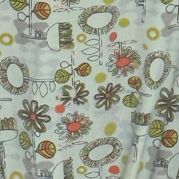 Matilda Jane You & Me Minny Leggings Sz.8 2011 Vintage Floral Ruffle Cuff Pants - Picture 7 of 11